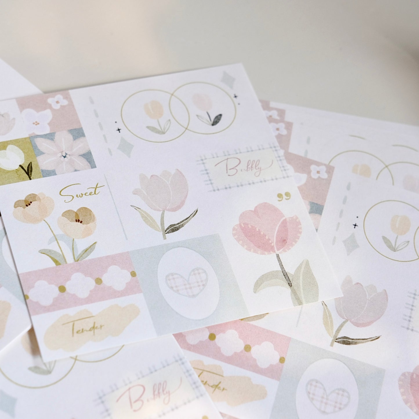 Freckles Tea Vol.4 Patchwork Memo Paper Packet, 50pcs