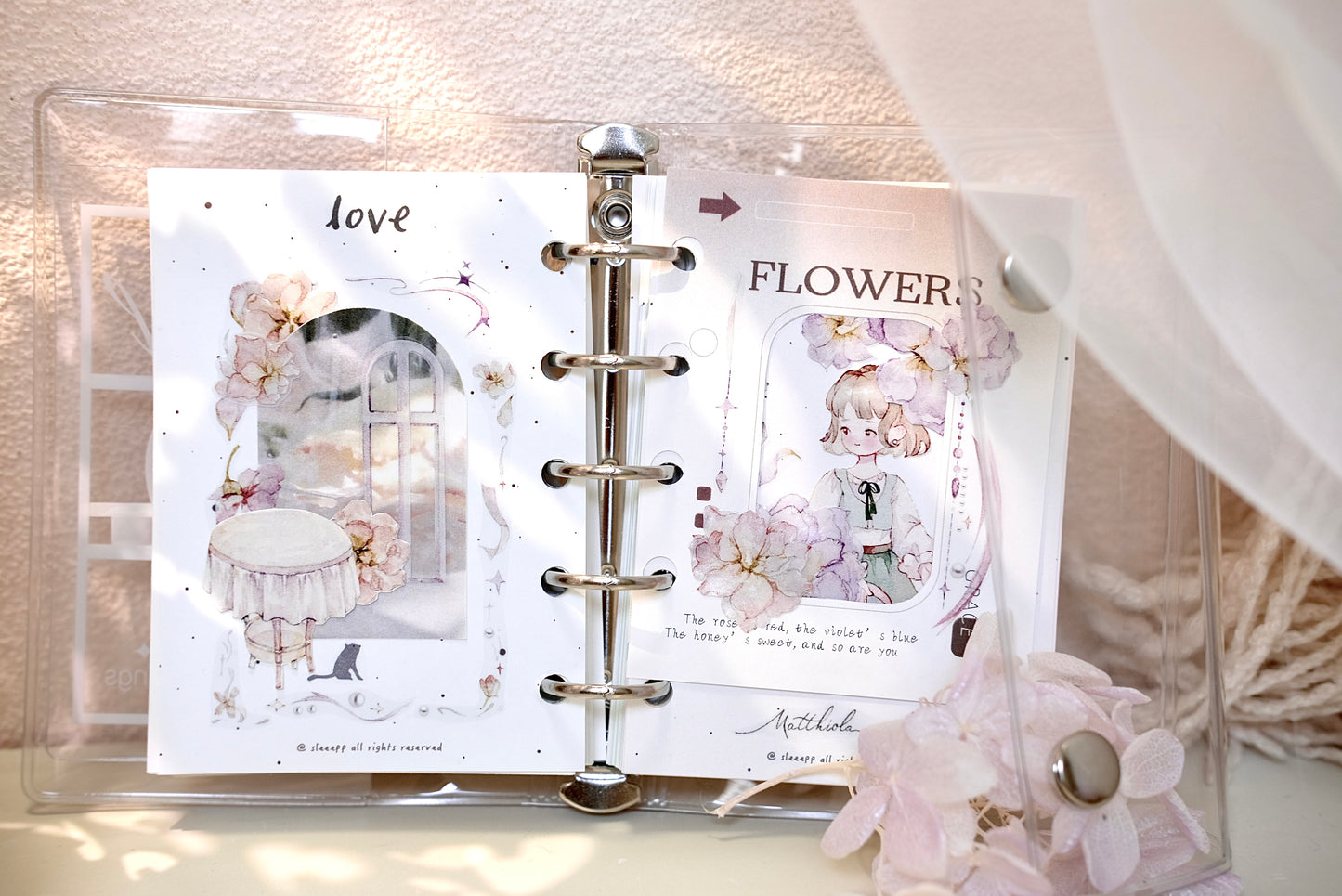 Freckles Tea Vol.4 Rose Garden Memo Paper Packet, 50pcs