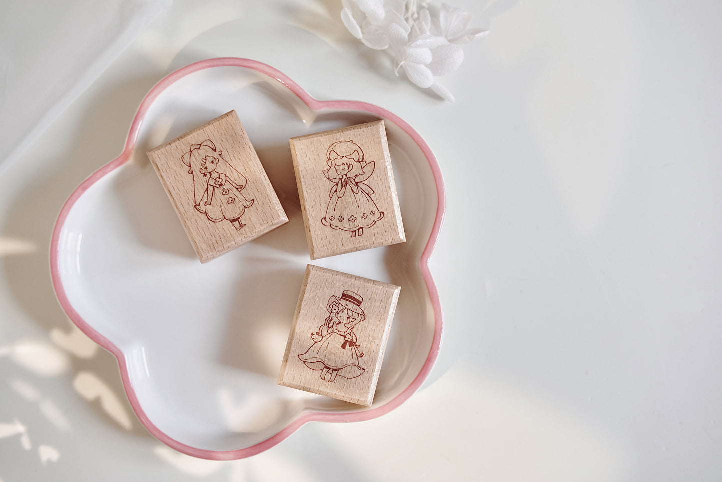 Freckles Tea Vol.4 Rubber Stamp Set, 2 designs