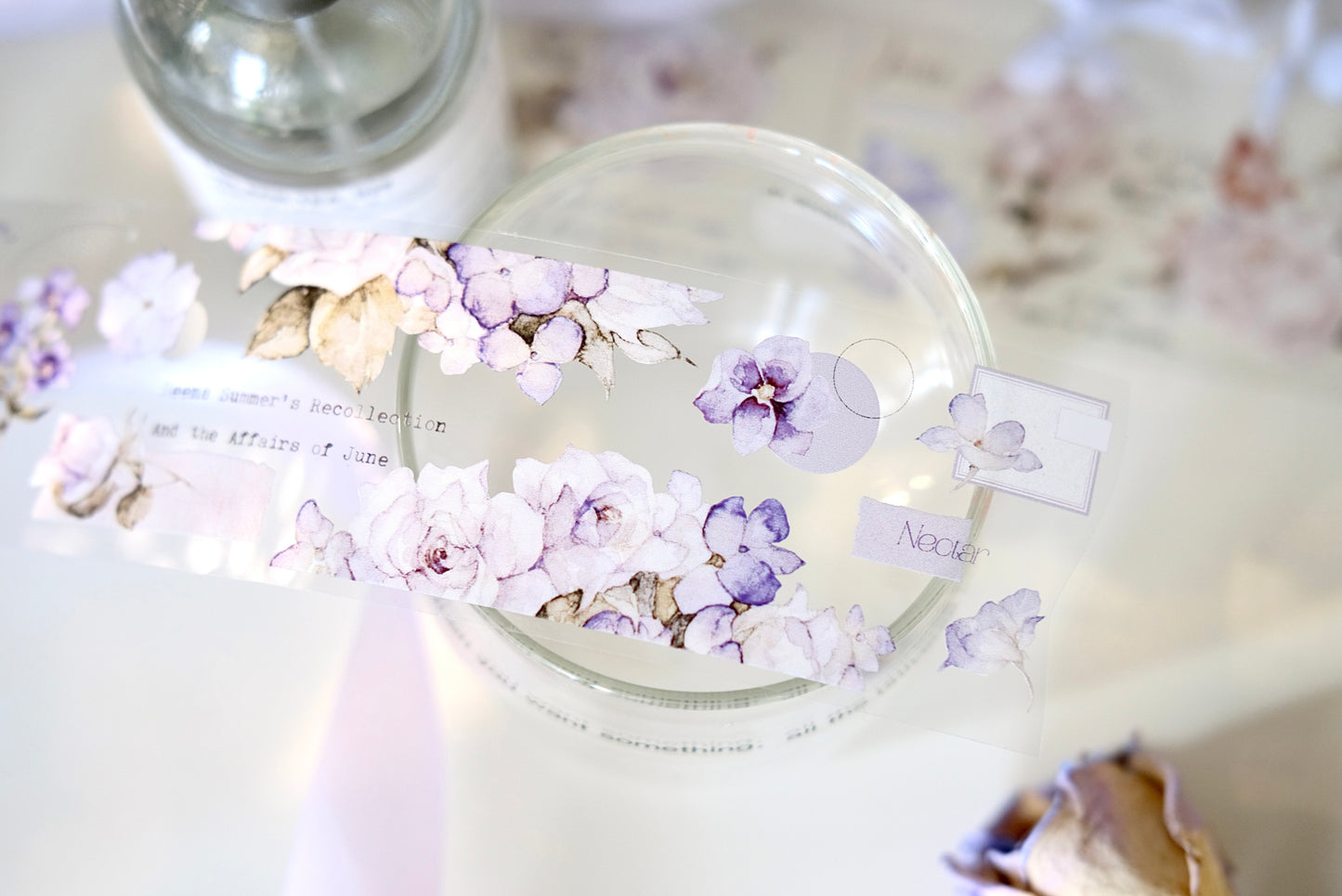 Freckles Tea Vol.4 Spring Flowers Washi/PET Tape