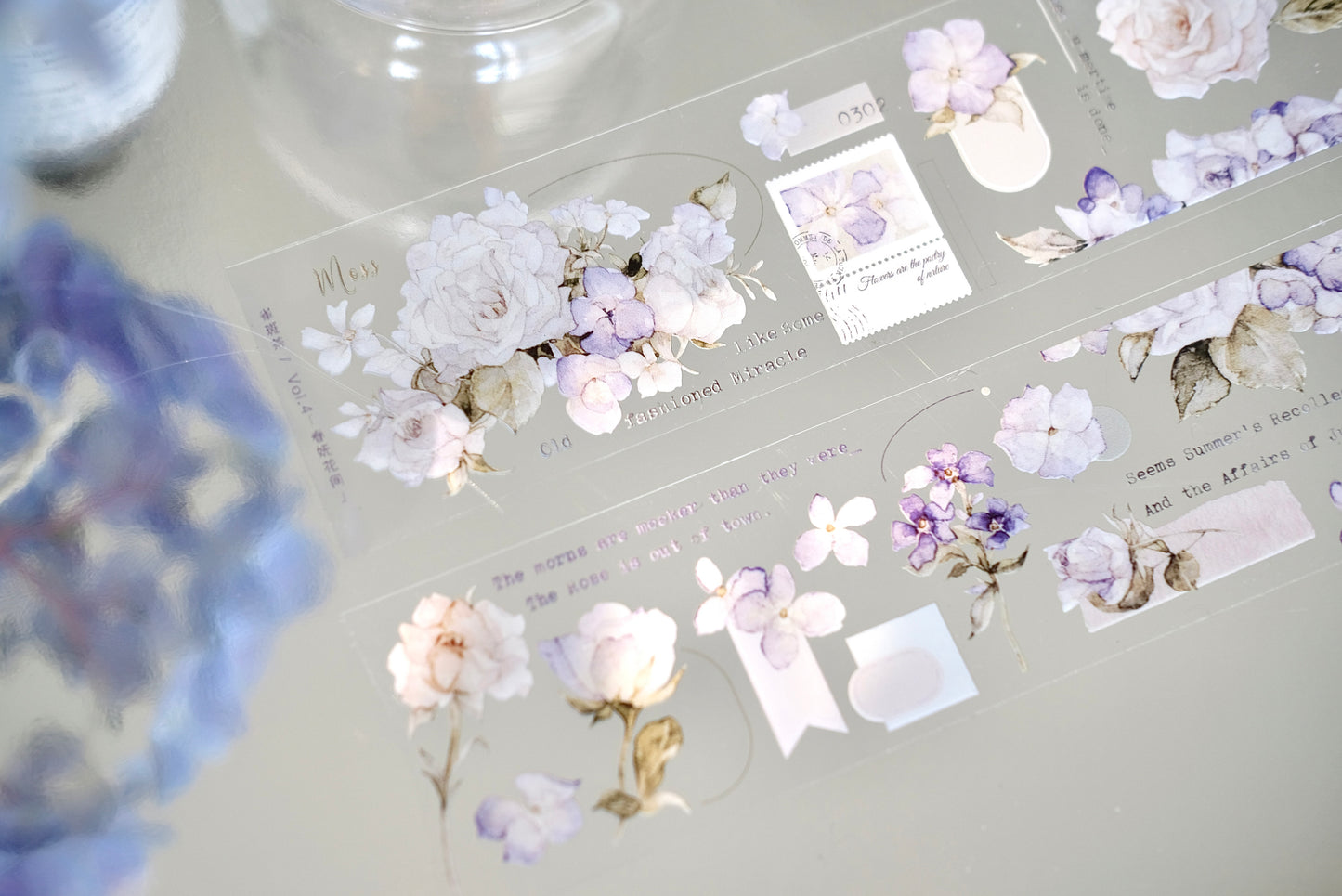 Freckles Tea Vol.4 Spring Flowers Washi/PET Tape