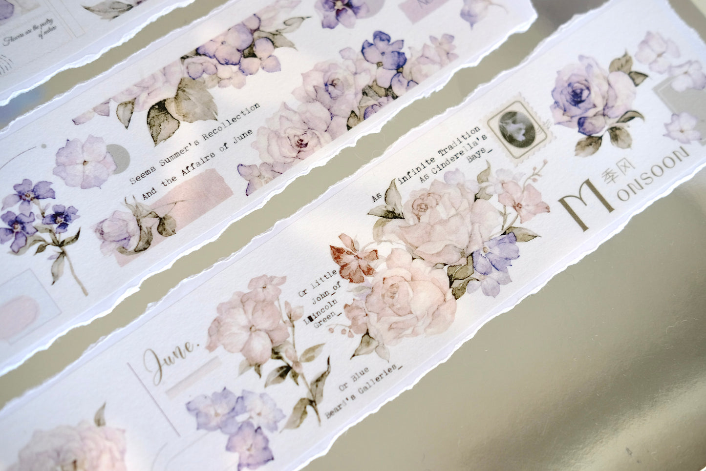 Freckles Tea Vol.4 Spring Flowers Washi/PET Tape