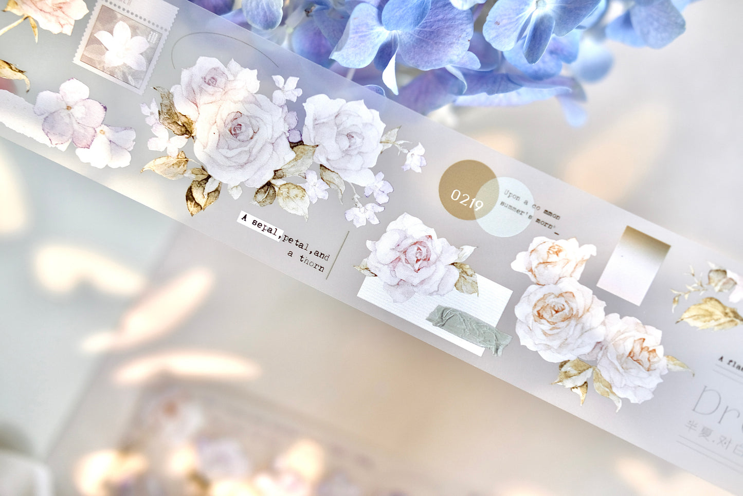 Freckles Tea Vol.4 Spring Flowers Washi/PET Tape