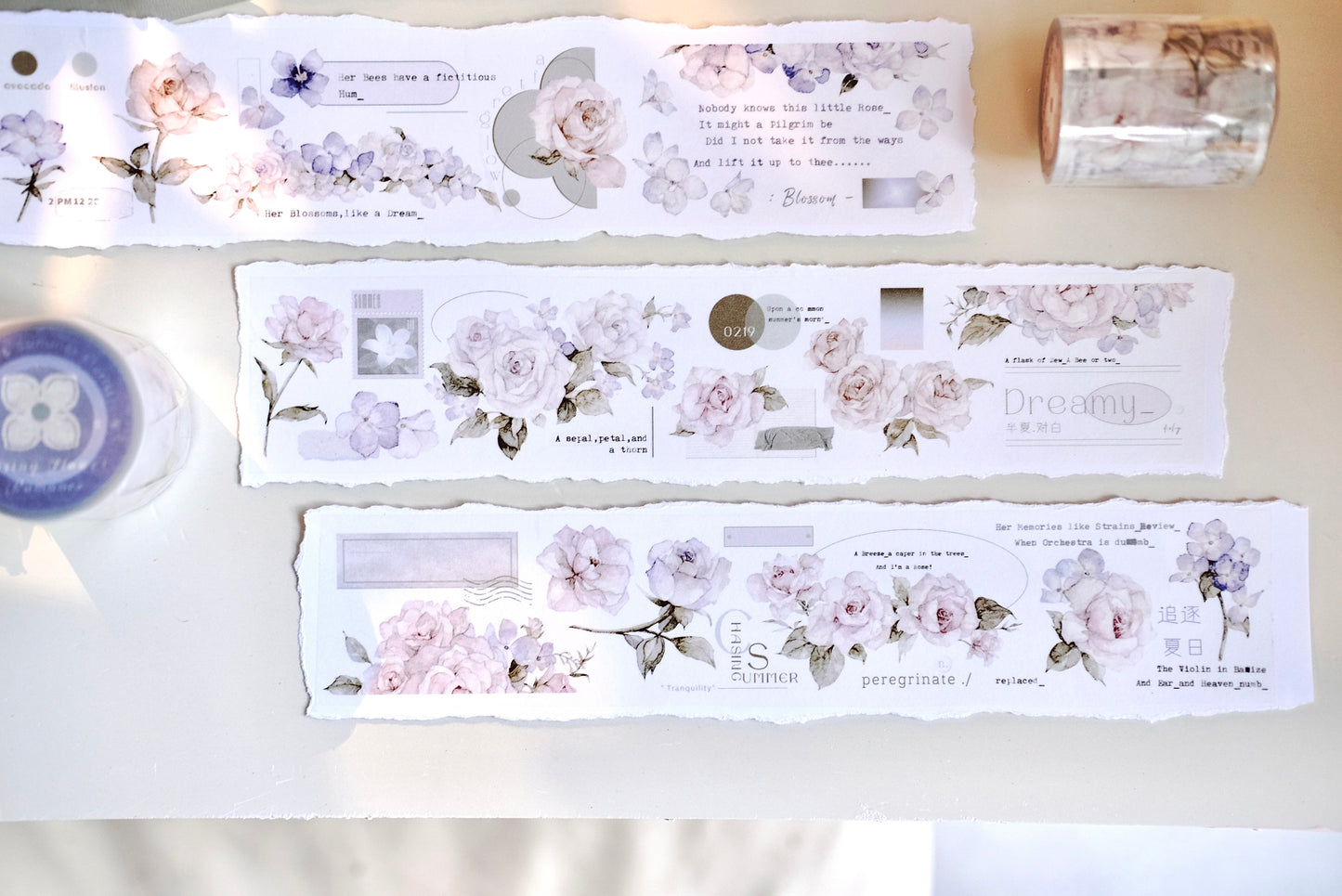 Freckles Tea Vol.4 Spring Flowers Washi/PET Tape