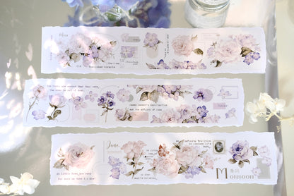 Freckles Tea Vol.4 Spring Flowers Washi/PET Tape