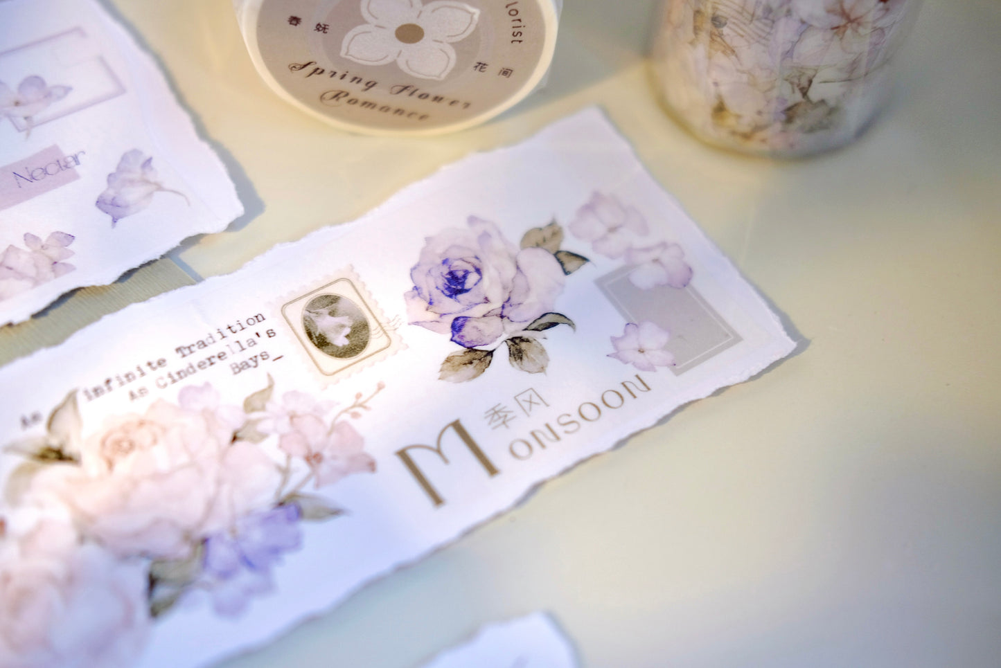 Freckles Tea Vol.4 Spring Flowers Washi/PET Tape