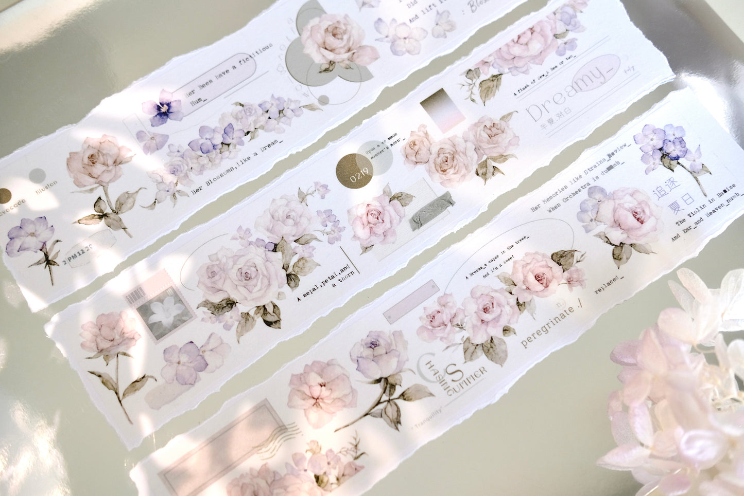 Freckles Tea Vol.4 Spring Flowers Washi/PET Tape