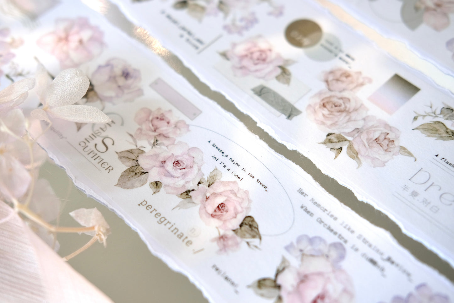 Freckles Tea Vol.4 Spring Flowers Washi/PET Tape