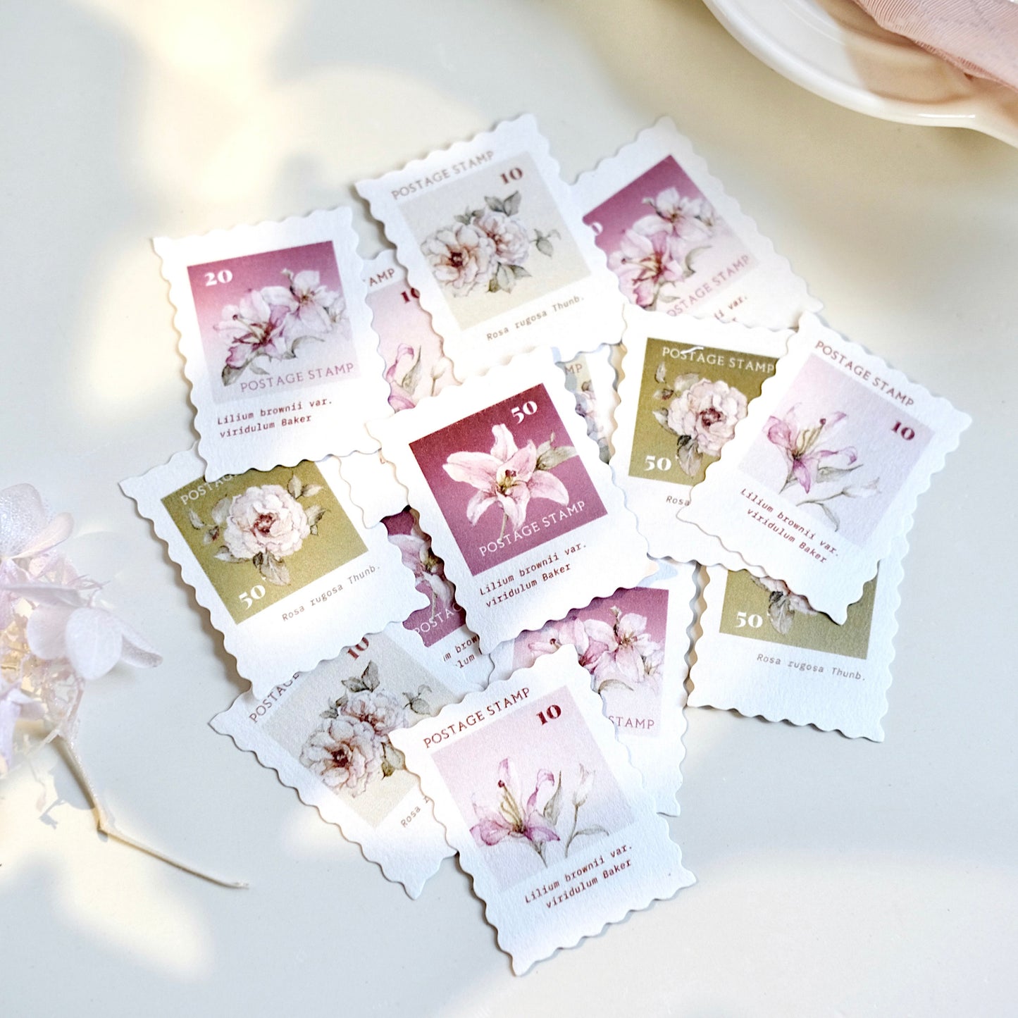 Freckles Tea Vol.4 Stamp-Style Sticker, Spring