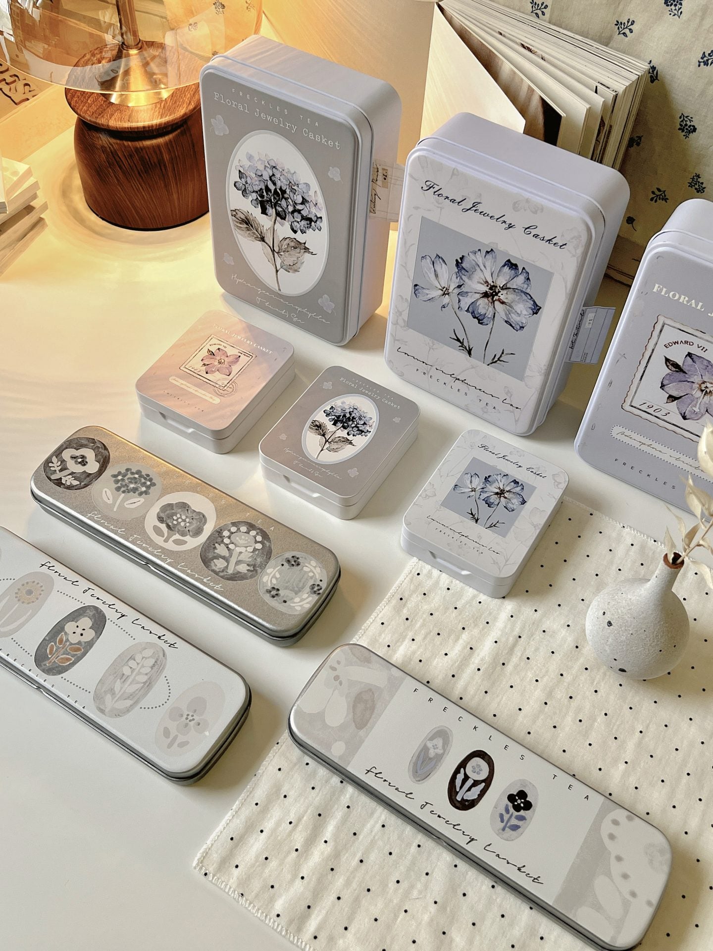 Freckles Tea Storage Tin Box (Tin Only) - Small