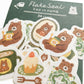 Furukawashiko Washi Flake Seal Sticker Packet - Winter Limited Edition - Cup to Kuma