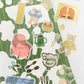 Furukawashiko Gold Foil Washi Sticker Sheet - Kuma and Knit, Winter Limited