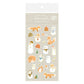 Furukawashiko Gold Foil Washi Sticker Sheet - Snowman and Fox, Winter Limited