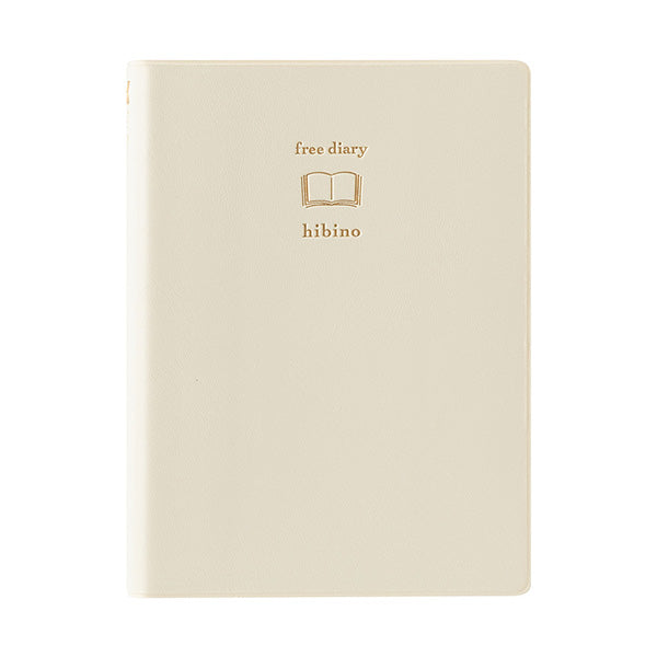 Midori Hibino Free Diary - Undated Daily - A6 - Ivory
