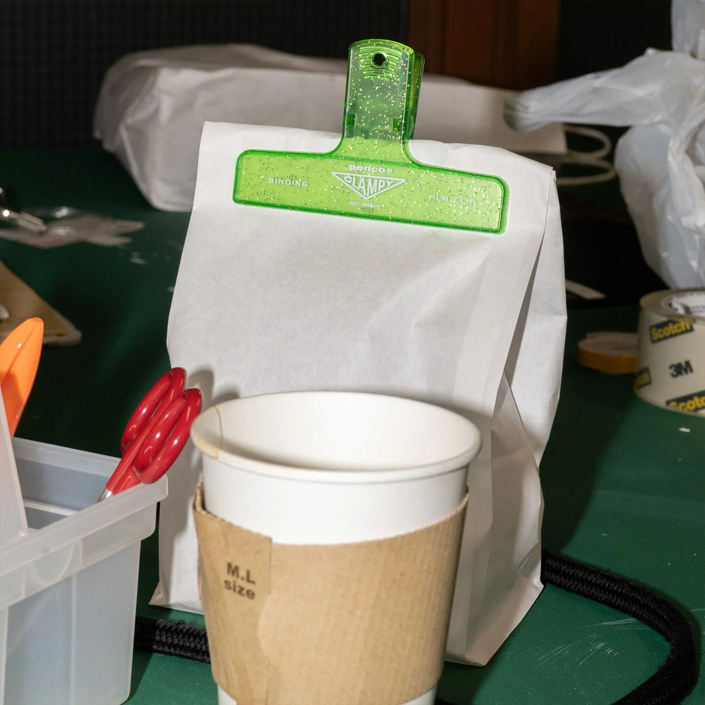 Hightide Penco Clampy Plastic Clip, Glitter