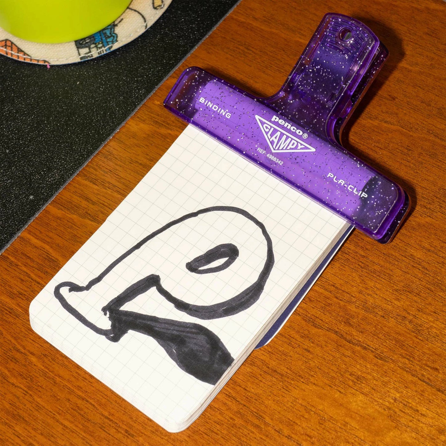 Hightide Penco Clampy Plastic Clip, Glitter