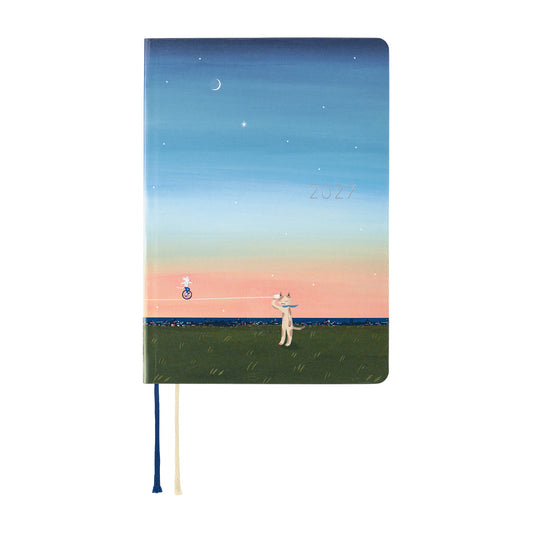 Hobonichi Techo 2027 HON A6 - Hiroko Kubota: String Telephone Until the Moon is Full
