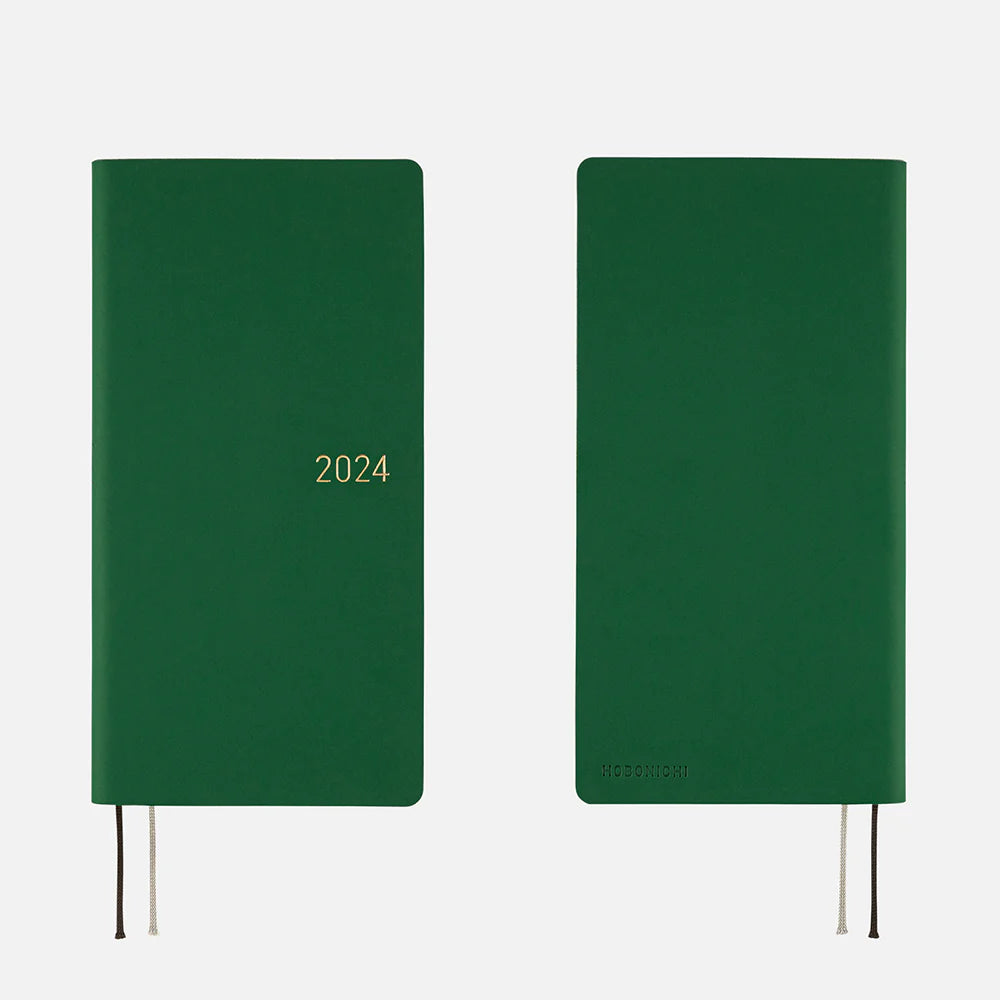 Hobonichi Weeks 2024 - Smooth: Forest Green