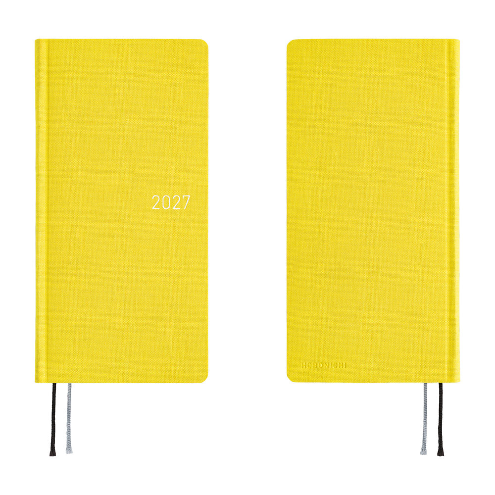 Hobonichi Weeks 2027 - Colors: Canaria Yellow