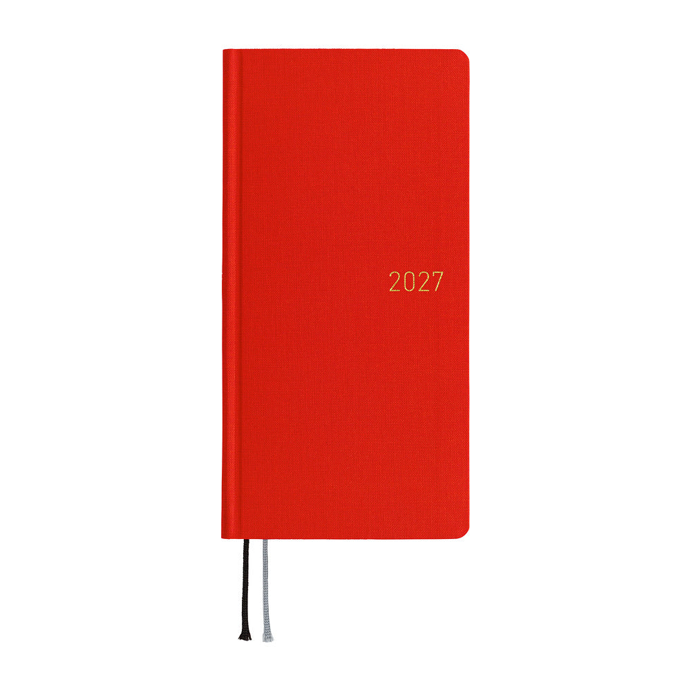 Hobonichi Weeks 2027 - Colors: Poppy Red