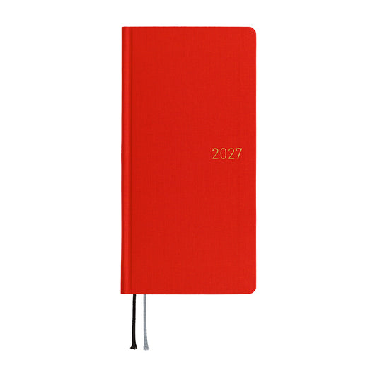 Hobonichi Weeks 2027 - Colors: Poppy Red