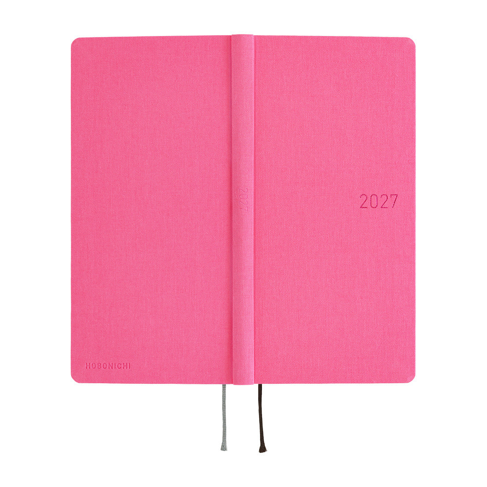 Hobonichi Weeks 2027 - Colors: Pink Sapphire