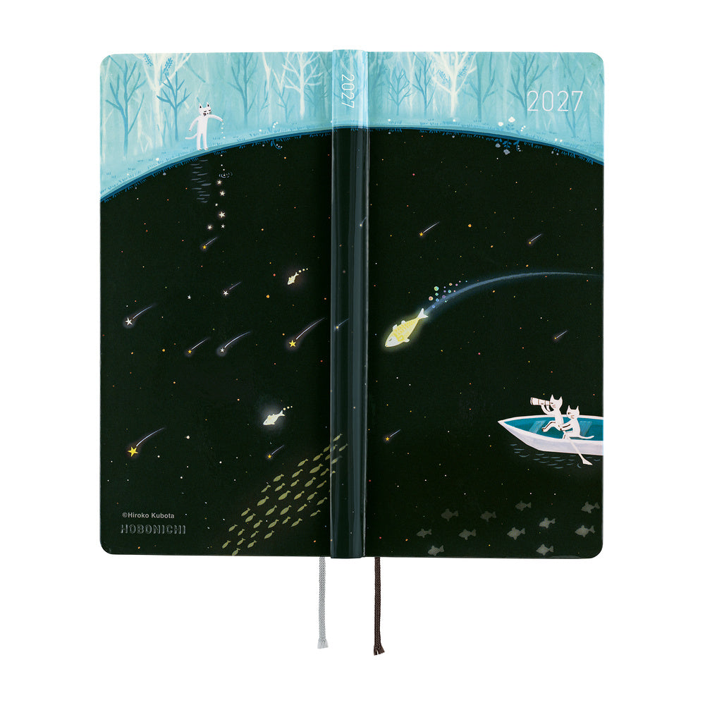 Hobonichi Weeks 2027 - Hiroko Kubota: Meteor Shower in the Light Blue Forest