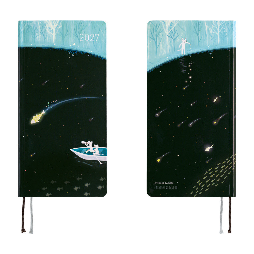 Hobonichi Weeks 2027 - Hiroko Kubota: Meteor Shower in the Light Blue Forest