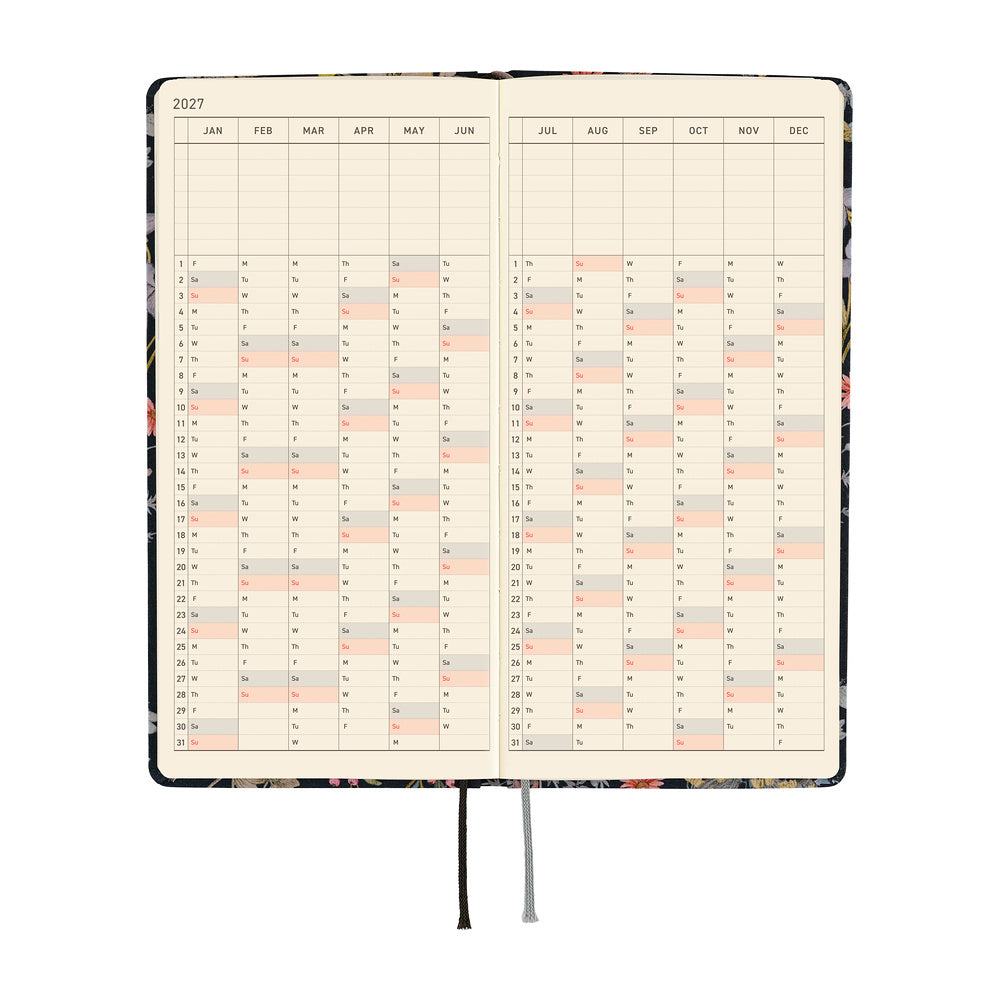 Hobonichi Weeks 2027 - Liberty Fabrics: Floral Remedy