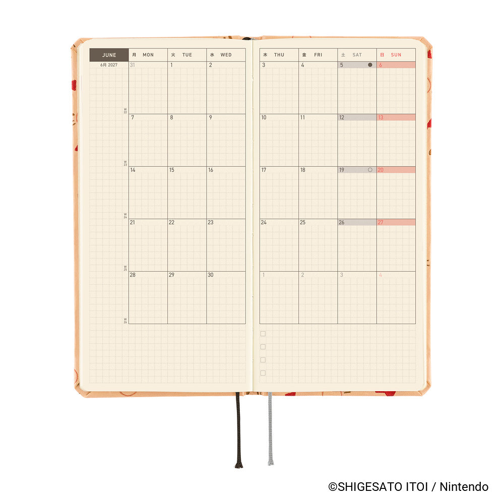 Hobonichi Weeks 2027 - MOTHER: Mr. Saturn Pattern