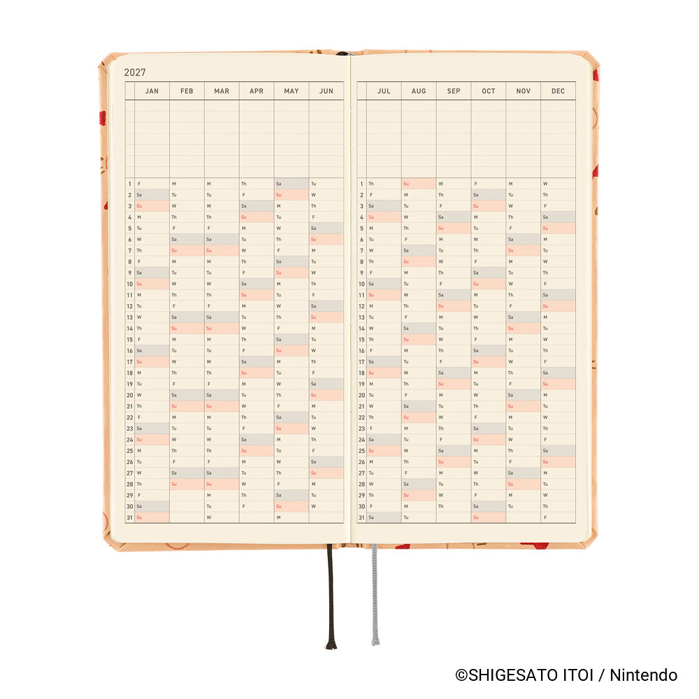 Hobonichi Weeks 2027 - MOTHER: Mr. Saturn Pattern