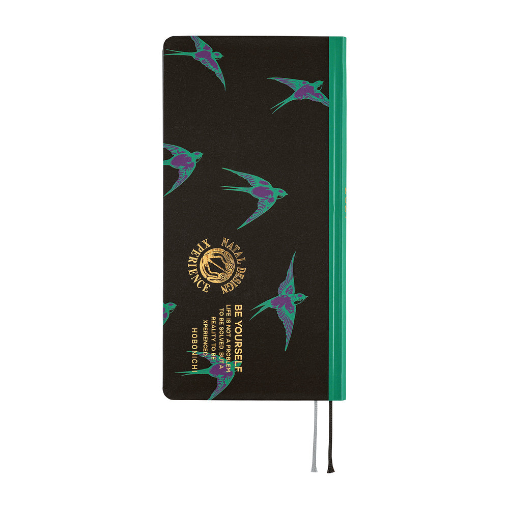 Hobonichi Weeks 2027 - Natal Design:  Lucky Swallow