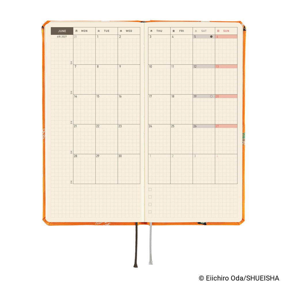 Hobonichi Weeks 2027 - ONE PIECE magazine: Very Very Merry (Available in October)
