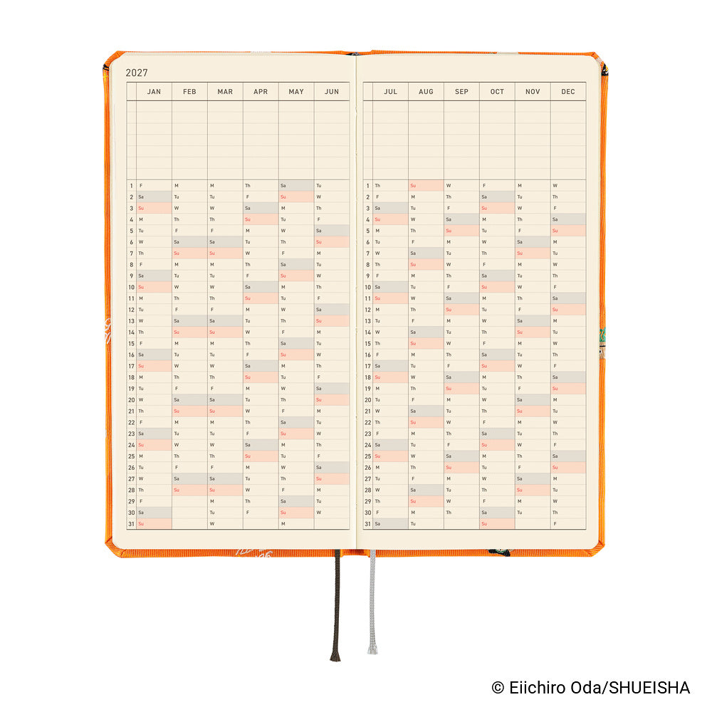 Hobonichi Weeks 2027 - ONE PIECE magazine: Very Very Merry (Available in October)