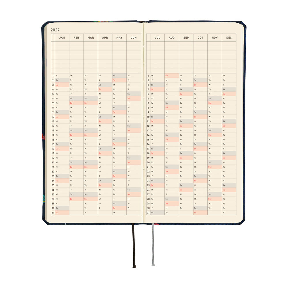 Hobonichi Weeks 2027 - Bow & Tie: Candy Dream