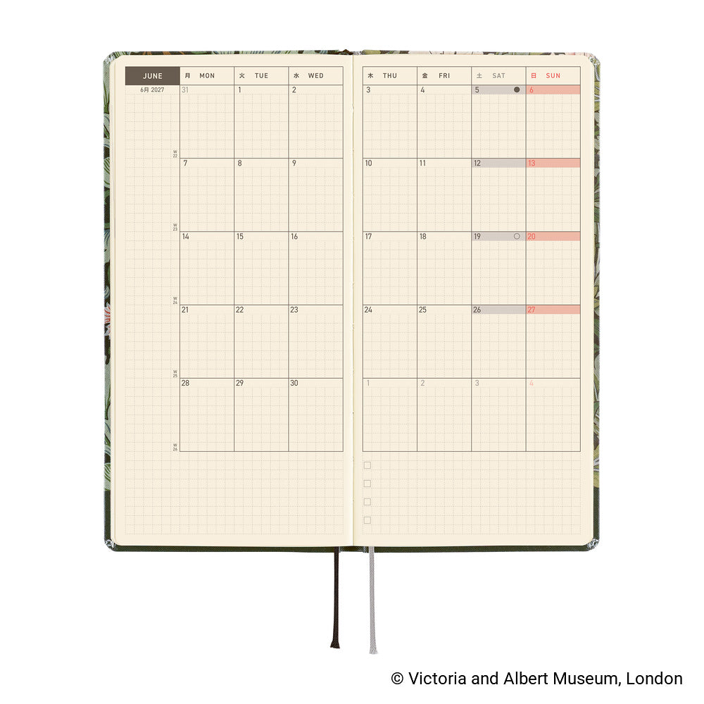 Hobonichi Weeks 2027 - V&A Series: Leicester