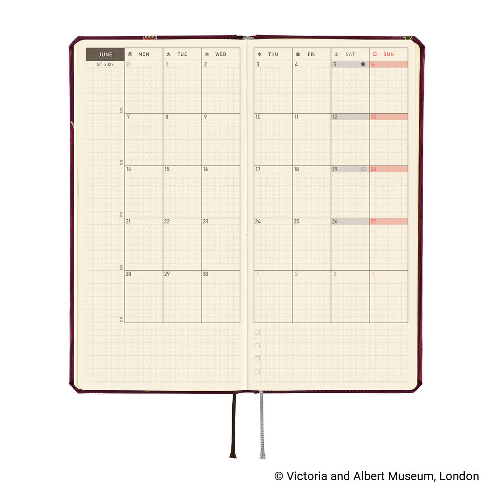 Hobonichi Weeks 2027 - V&A Series: Welcome to the V&A