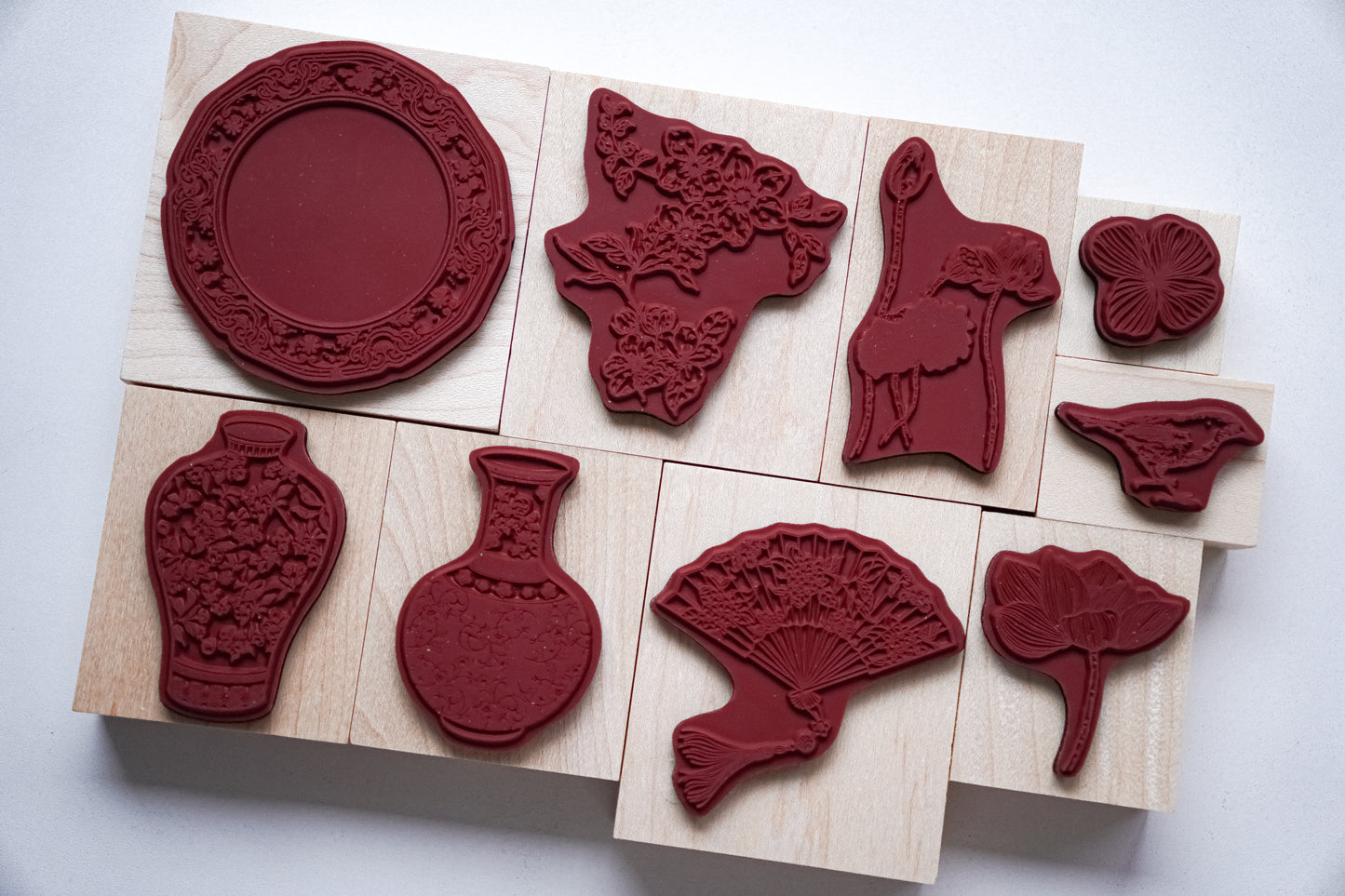 Jennyuanzi Vol.6 Rubber Stamp Collection, 9 designs