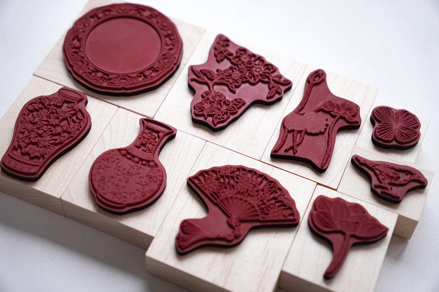 Jennyuanzi Vol.6 Rubber Stamp Collection, 9 designs