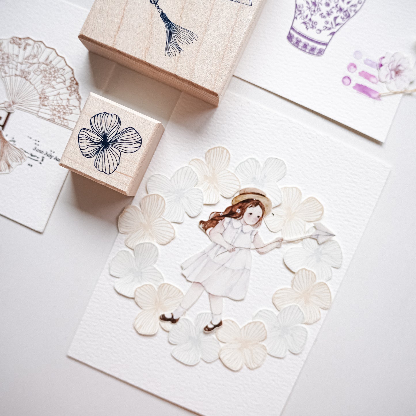 Jennyuanzi Vol.6 Rubber Stamp Collection, 9 designs