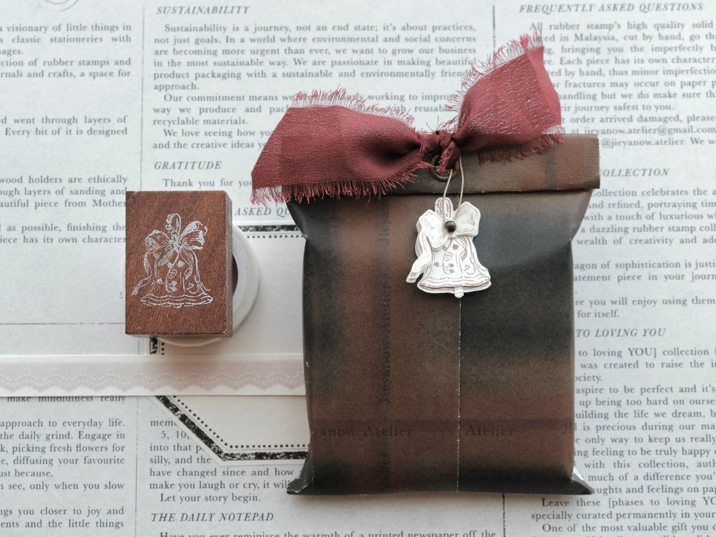 Jieyanow Atelier Rubber Stamp - Bell