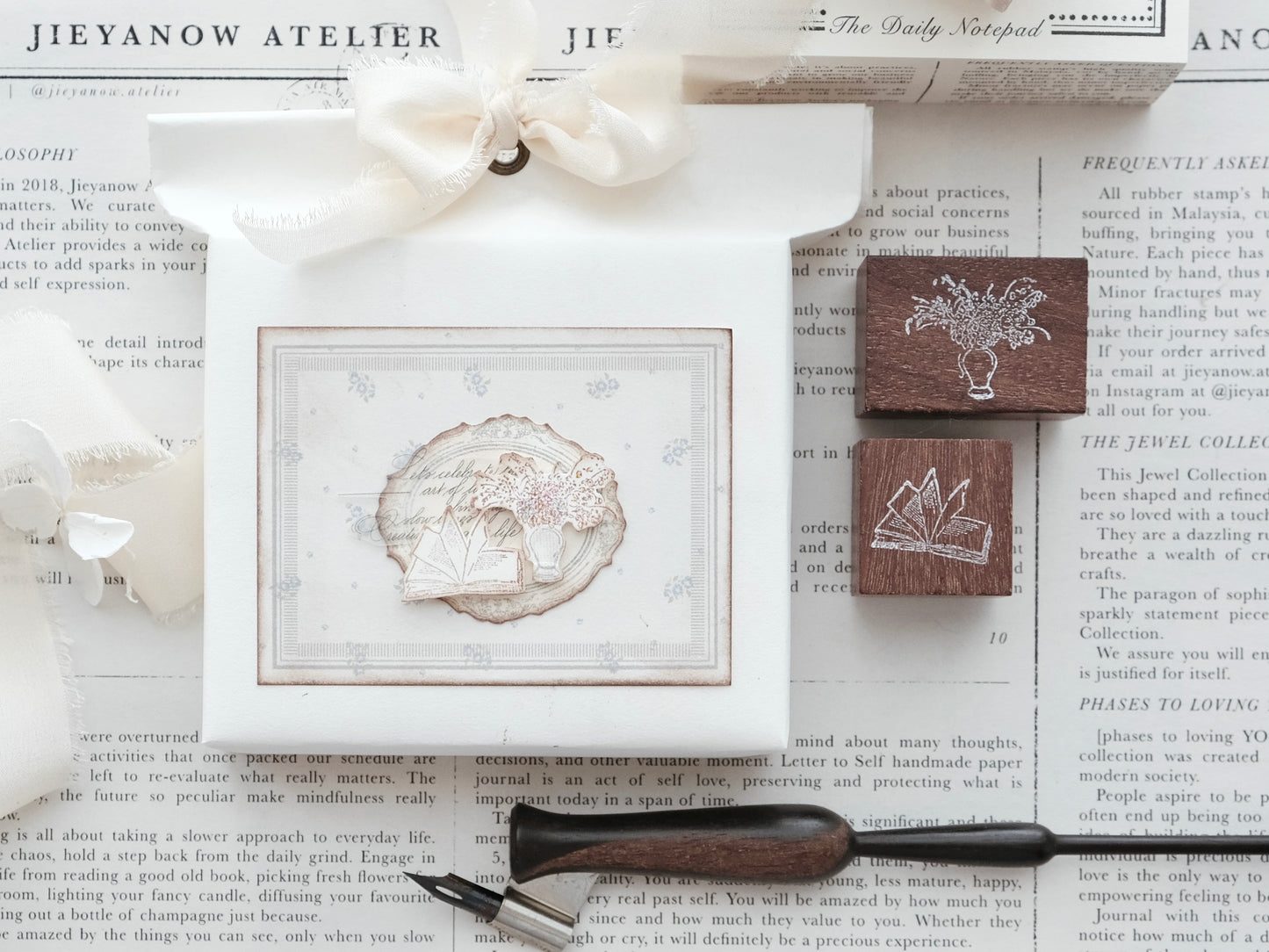 Jieyanow Atelier Rubber Stamp - Good Times, 12 designs