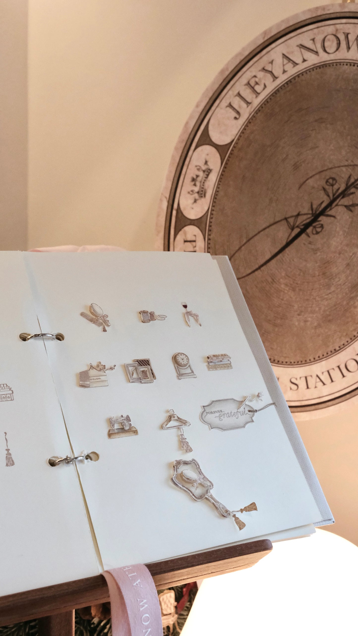 Jieyanow Atelier Rubber Stamp - Tailored to Precision, 18 designs