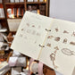 Jieyanow Atelier Rubber Stamp - Tailored to Precision, 18 designs
