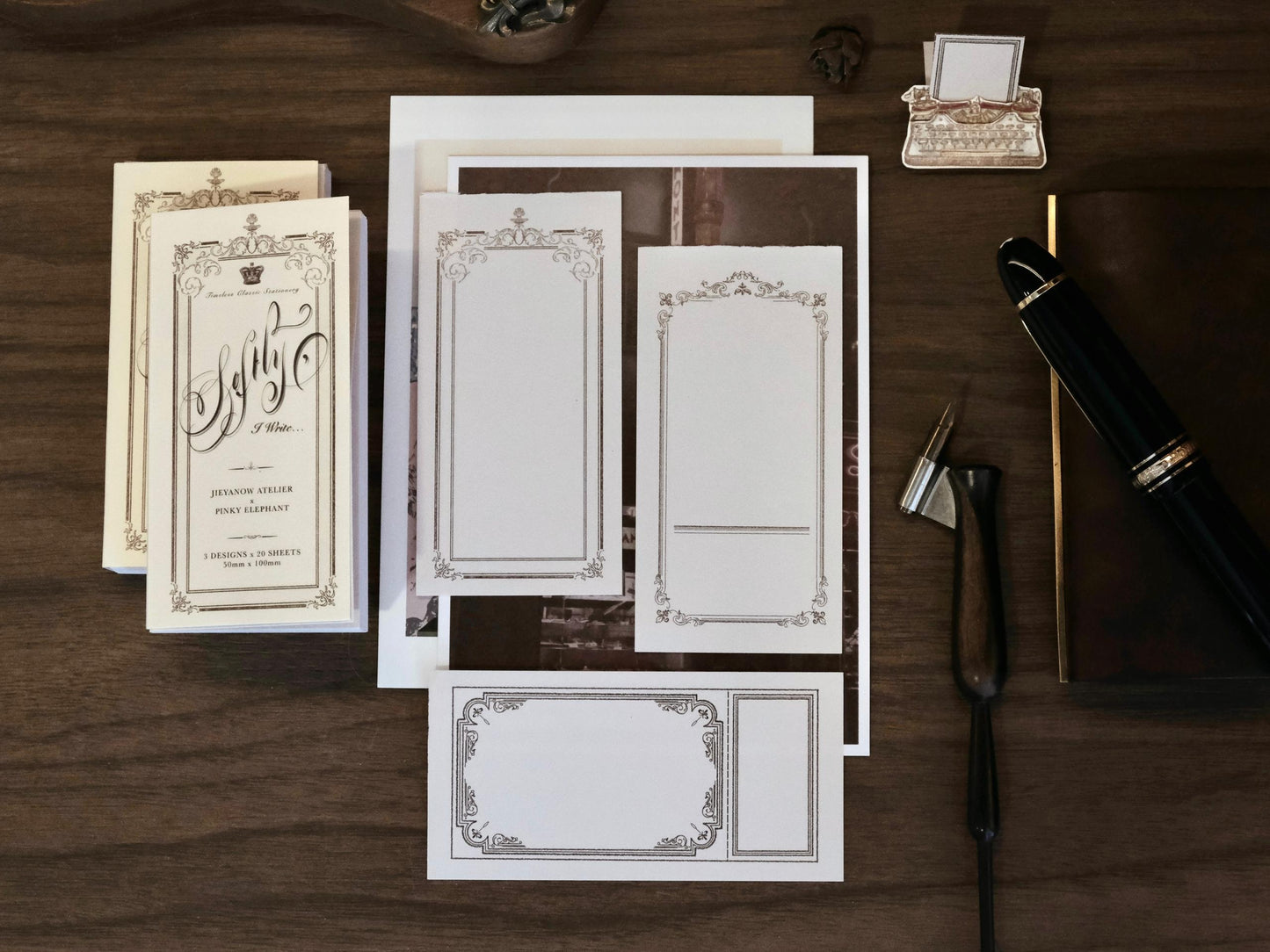 Jieyanow Atelier x Pinky Elephant Memo Pad - Softly, I Write