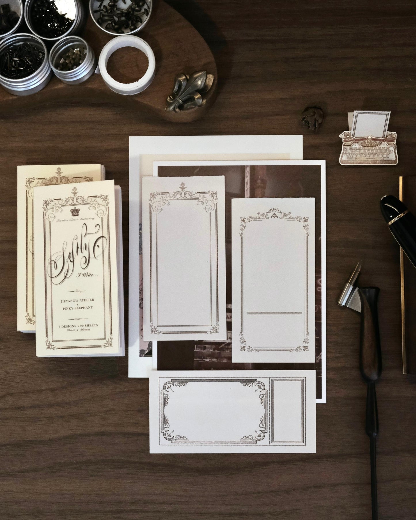 Jieyanow Atelier x Pinky Elephant Memo Pad - Softly, I Write