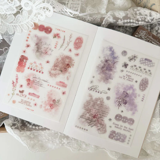 Journal Pages Print-On Stickers - Day and Night