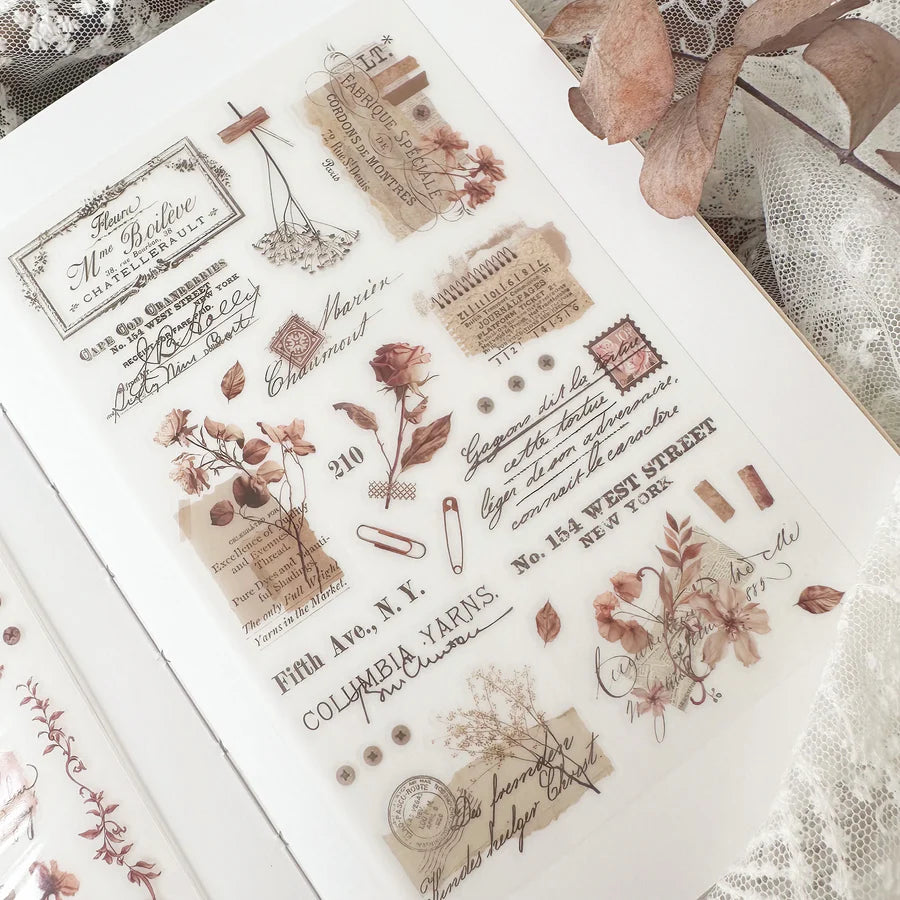 Journal Pages Print-On Stickers - Early Fall