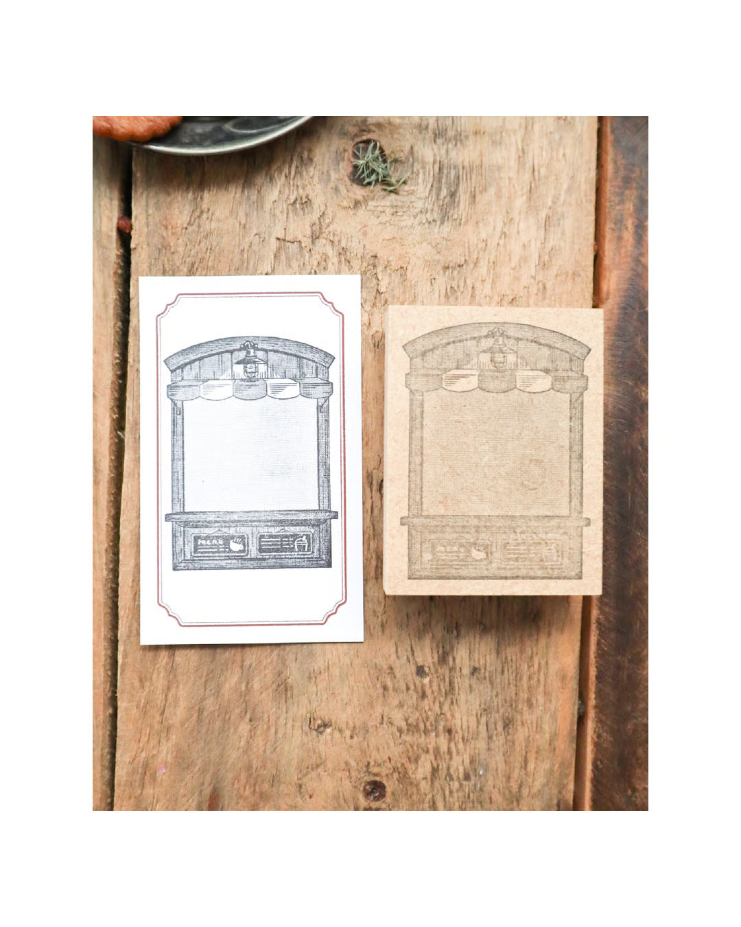 Keibunsha Rubber Stamp - Tone Stamp - Cafe