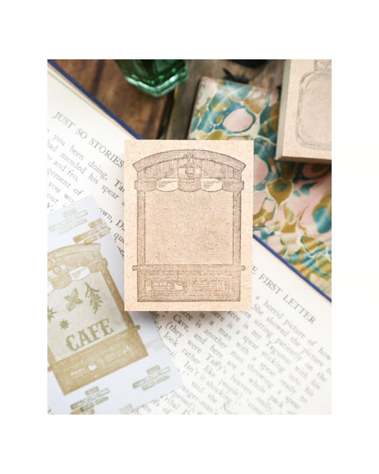 Keibunsha Rubber Stamp - Tone Stamp - Cafe